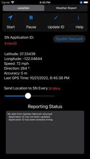 spotter location iphone screenshot 2