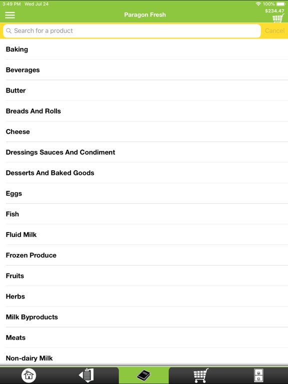 Paragon Fresh iPad screenshot 3 - Food & Drink app