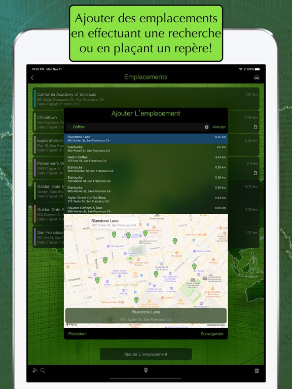 Screenshot #5 pour MapIt - Mapper Plusieurs Lieux