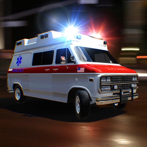 Ambulance city car simulator Icon