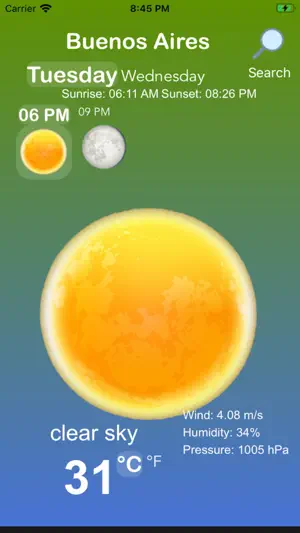Your Weather App screenshot 2