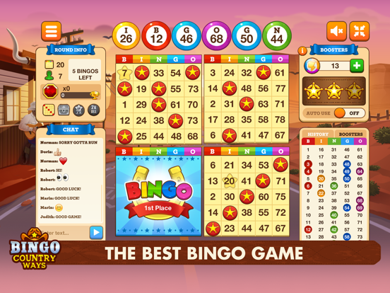 Bingo Country Ways -Bingo Live iPad app afbeelding 1