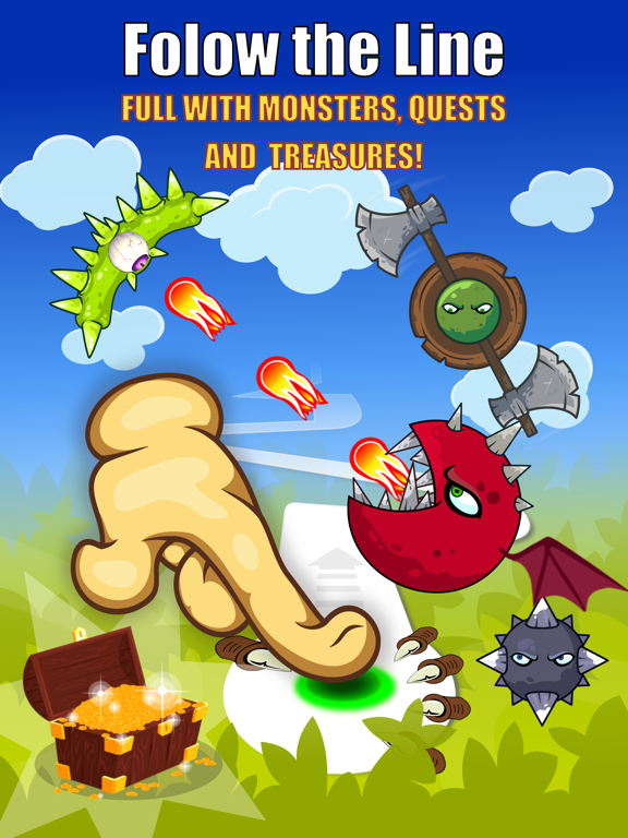 Screenshot #4 pour Follow the Line Monster Run