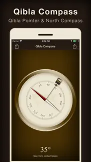 qibla compass (kaaba locator) iphone screenshot 2