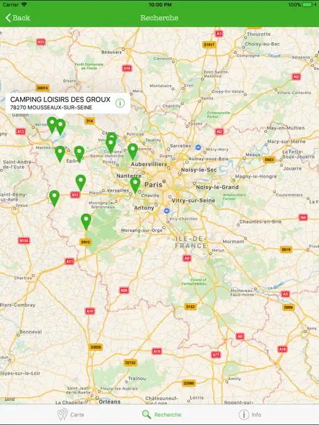 Les campings de France