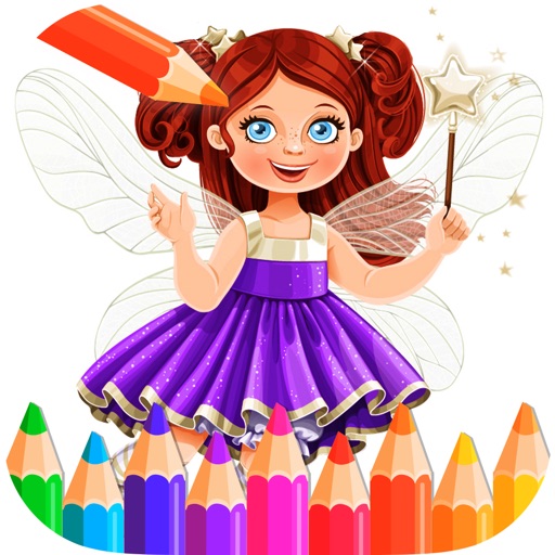 Magic Fairy Coloring Book