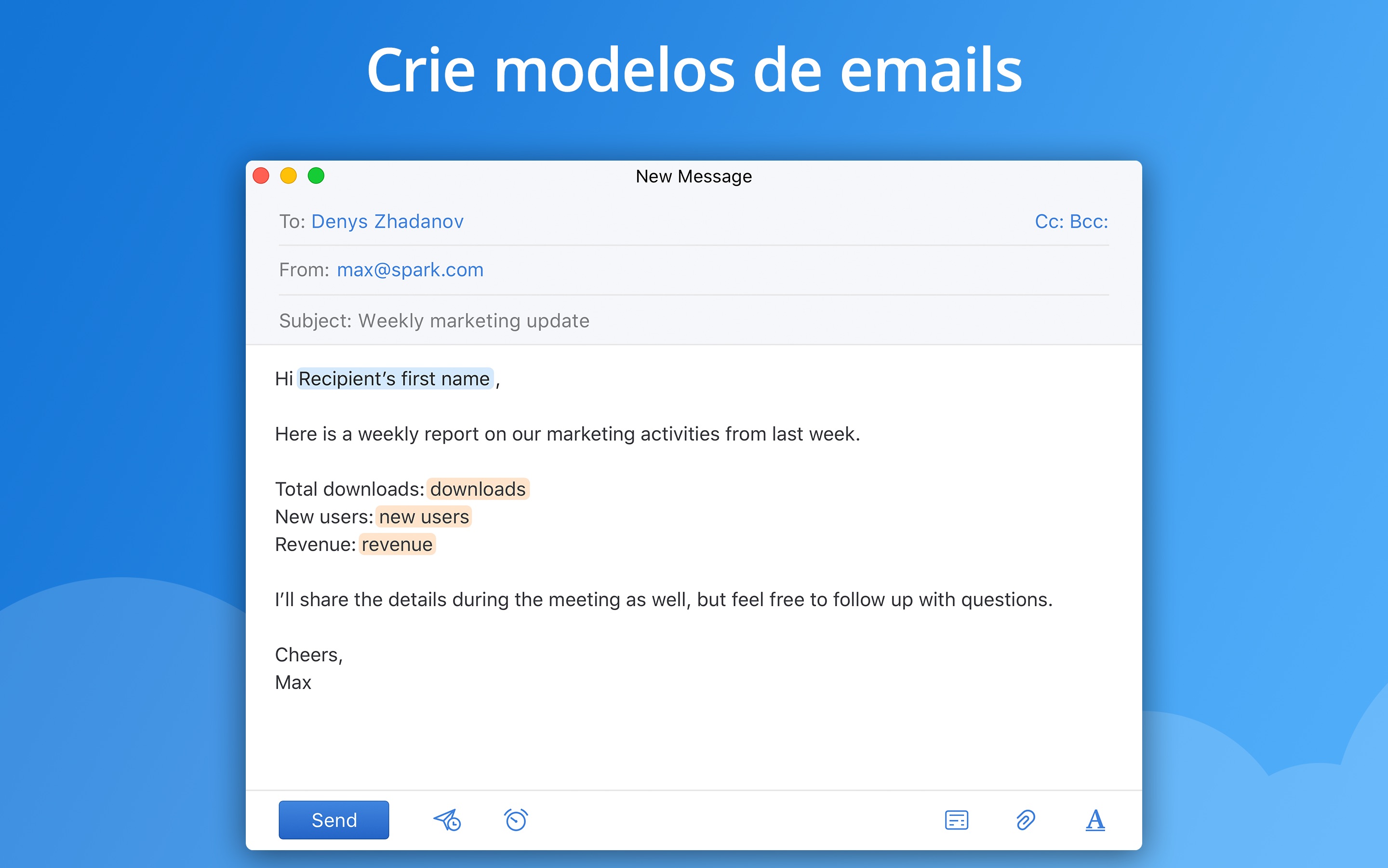 Screenshot do app Spark – Email App by Readdle