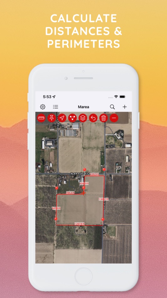 #2. Map Area Calculator - Marea (macOS) Podle: Applorium Ltd