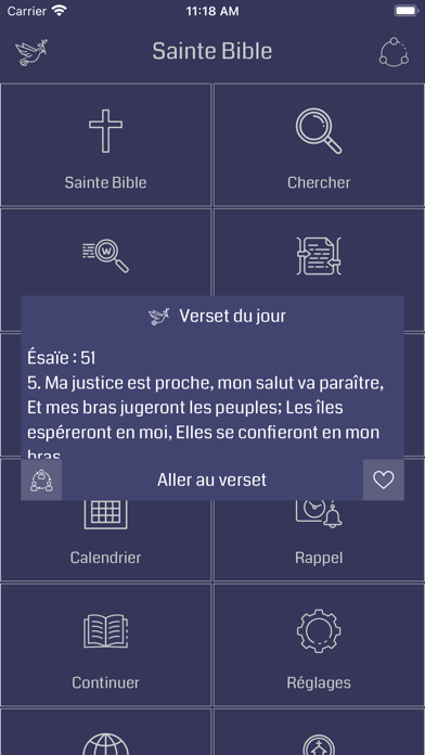 French Bible Audio Screenshot