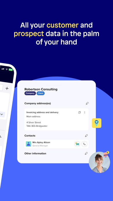 Sellsy CRM Screenshot