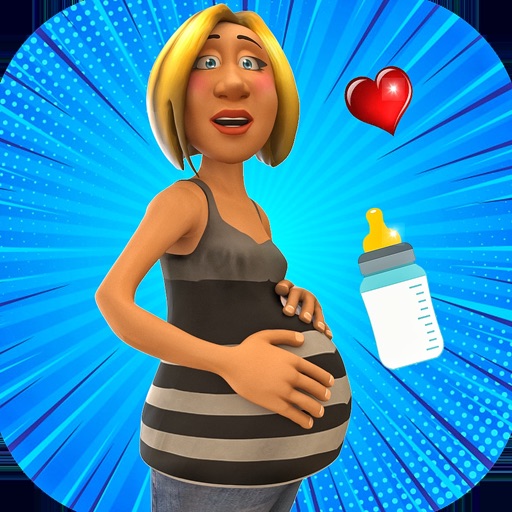 Pregnant Mother Daycare Games Icon