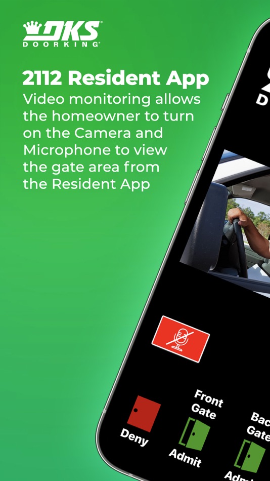#1. DKS 2112 Resident (iOS) 由: DoorKing, Inc.