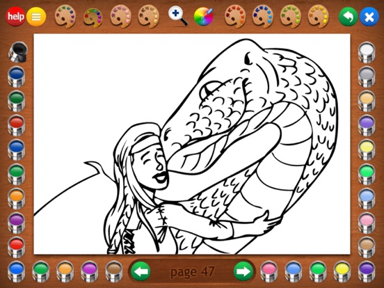 Screenshot #6 pour Dragon Attack Coloring Book