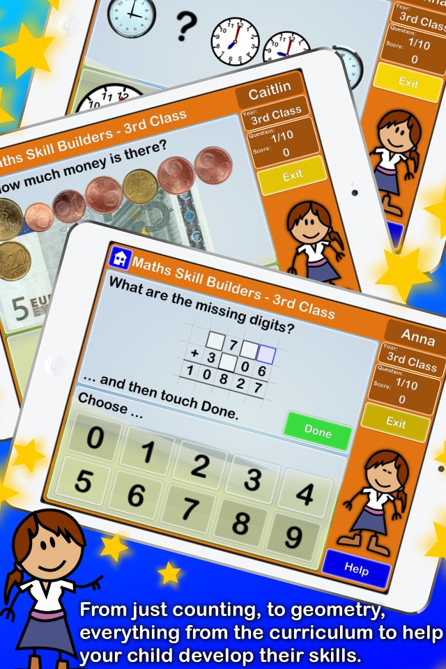 Maths Skill Builders 3rd Class screenshot 2