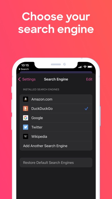 Firefox Focus: Privacy browser Screenshot