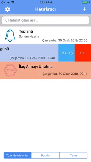 Hatırlatıcı iPhone Ekran Görüntüsü 10