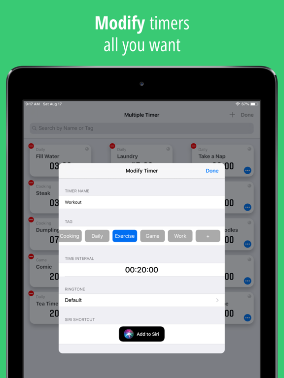 Easy Timing! Lite - Timer iPad screenshot 9 - Utilities app