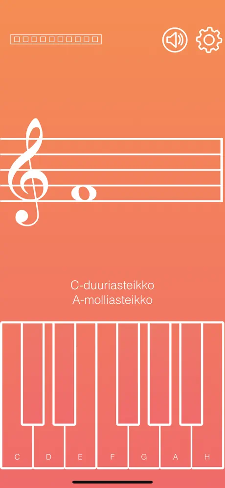 Solfa PRO: opi nuotteja. Piano