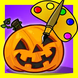 Color Objects Kids Halloween app icon
