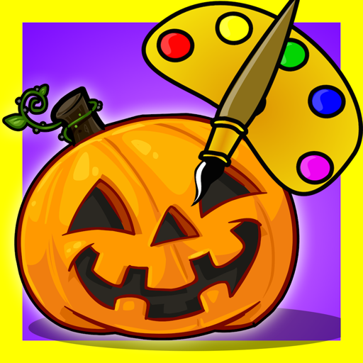 Color Objects Kids Halloween icon