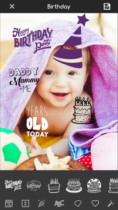 Baby Story Photo Snap Art Screenshot