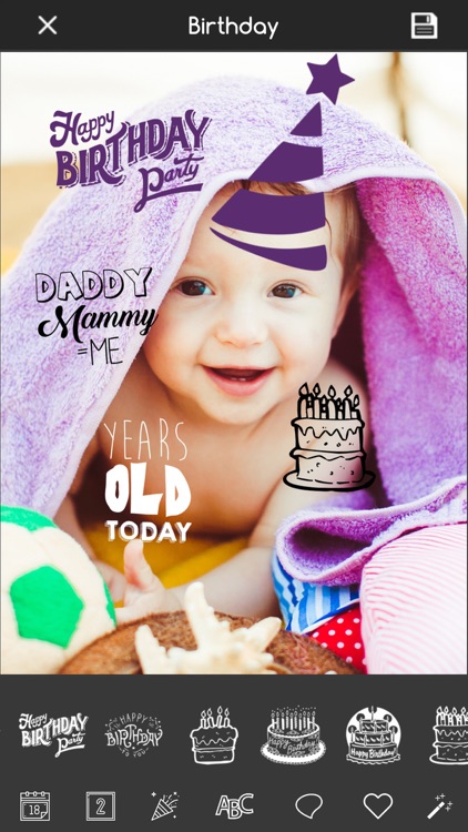 Baby Story Photo Snap Art