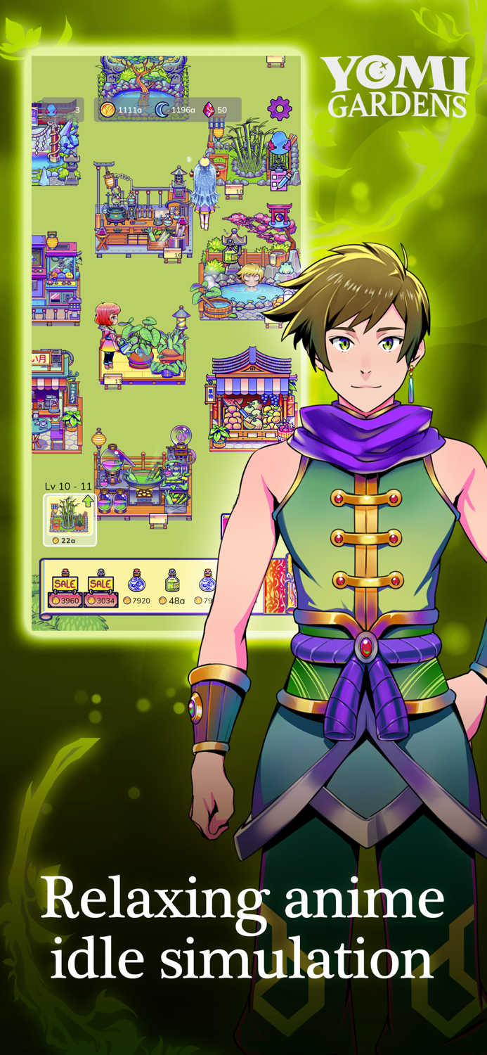 Yomi Gardens - Anime Idle Sim