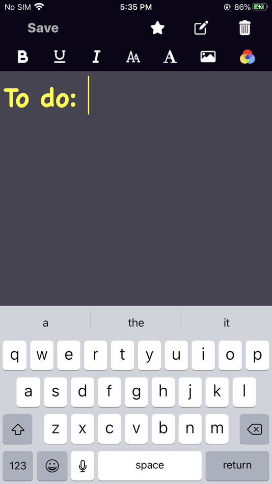 #4. Epitomize - Write Quick Notes (iOS) 게시자: Celestine Nishimwe