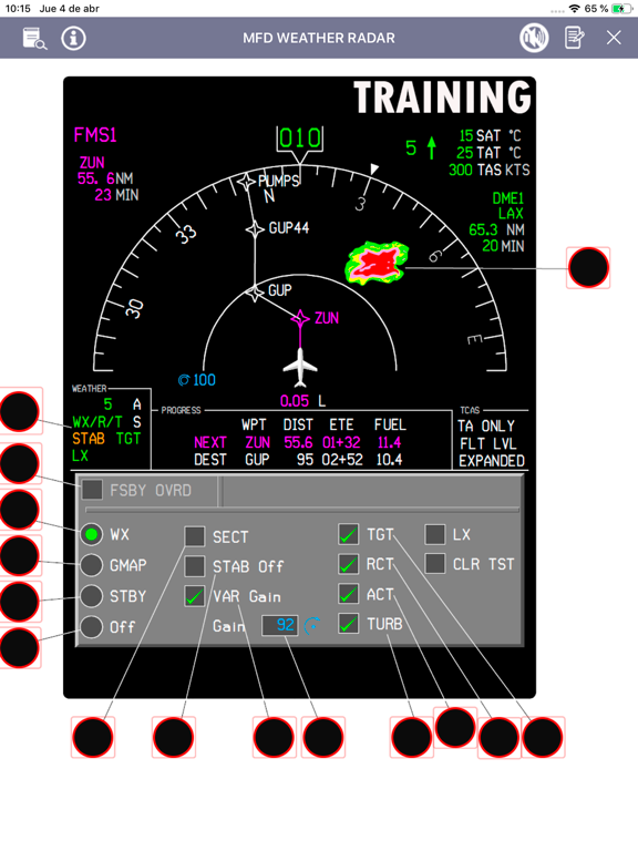 E-JETS Virtual Panel iPad screenshot 6 - Utilities app