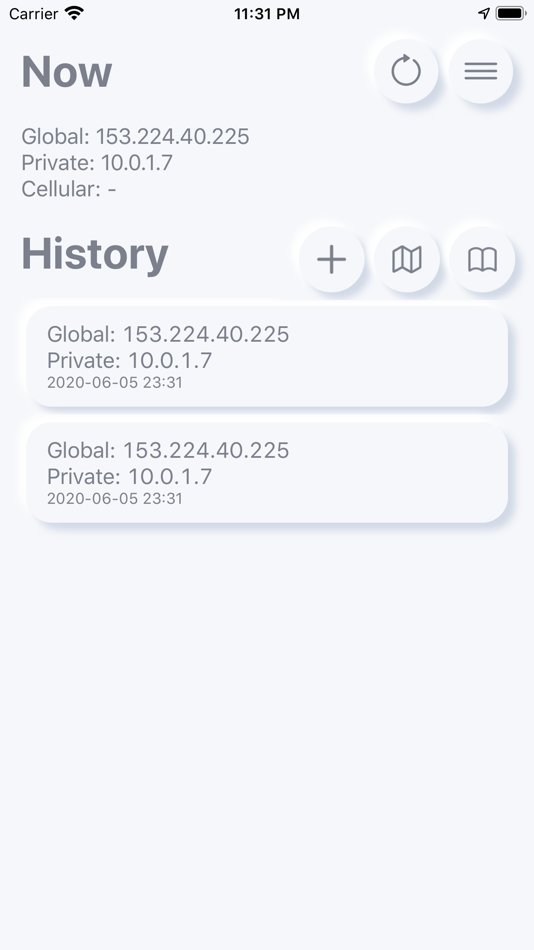 #1. IP Address Bookmark. (iOS) 由: Reiji Kobayashi