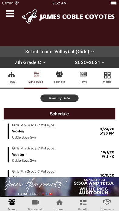 Mansfield ISD Athletics Screenshot