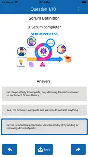 scrum practice test pro iphone screenshot 1