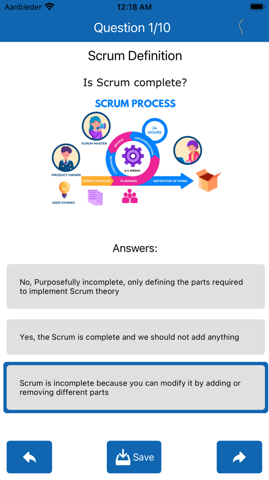 #1. Scrum Practice Test Pro (iOS) 由: Perfect Consulting B.V.
