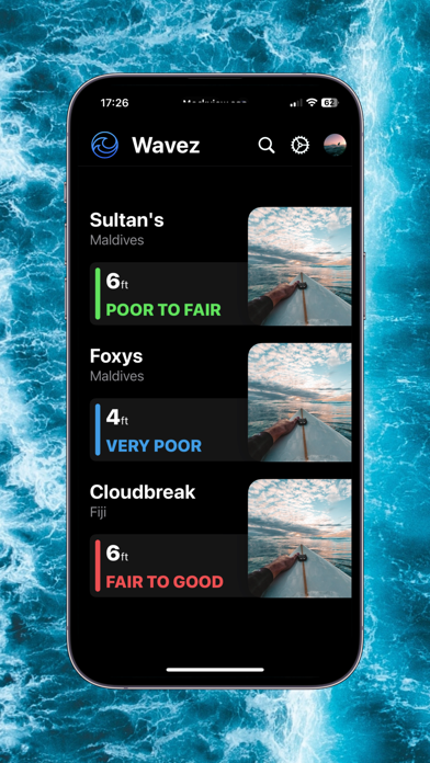Wavez - Surfer's Forecast Screenshot