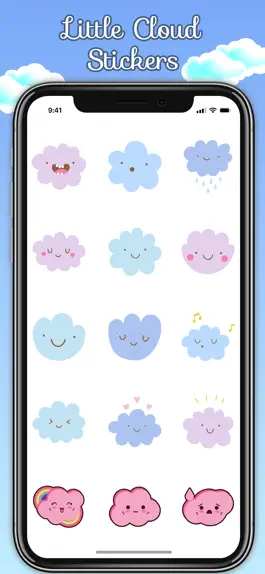 Game screenshot Little Cloud Stickers apk