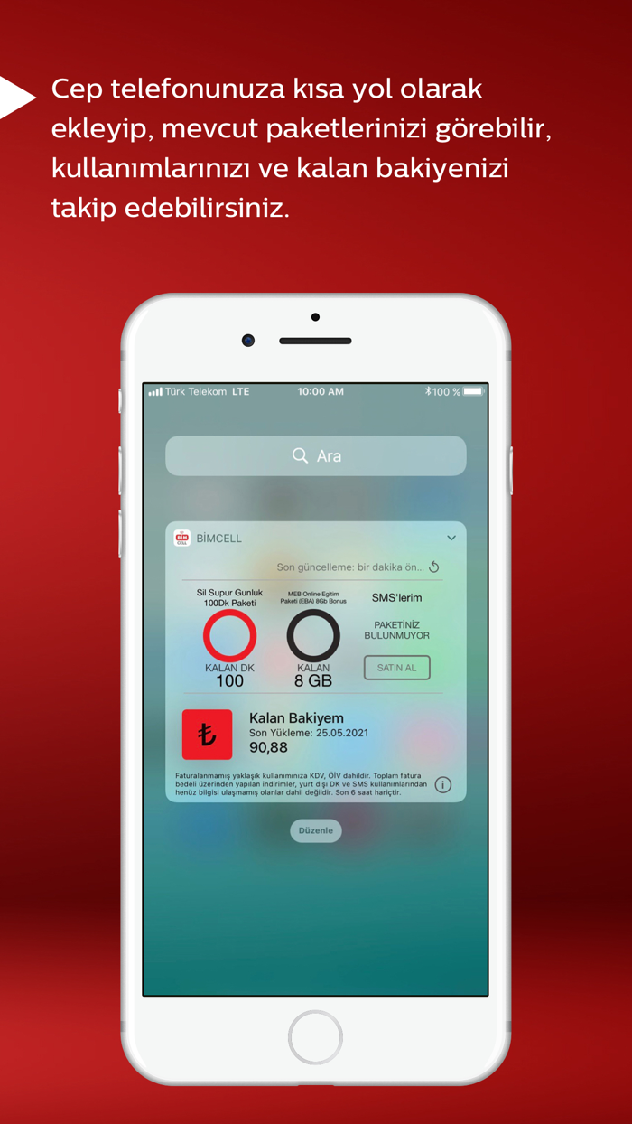Bimcell Online İşlemler