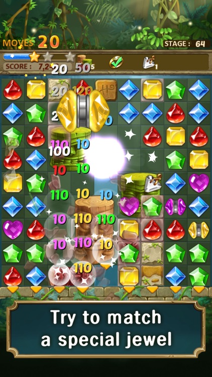 Jewels Jungle : Match 3 Puzzle screenshot-5