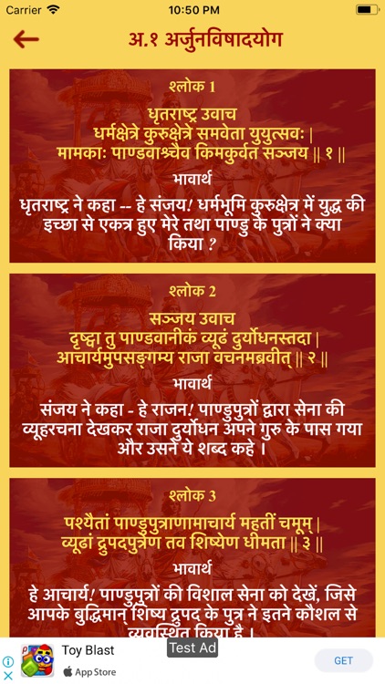 Bhagwad Gita in Hindi screenshot-3