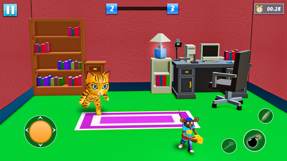 #4. cat and mouse chase: cat games (iOS) 由: Uzair Hameed