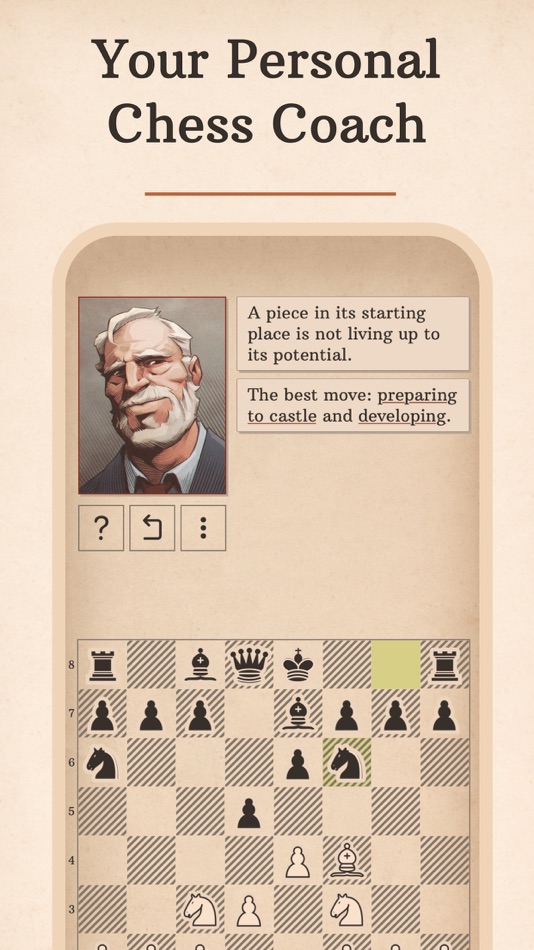 #1. Learn Chess with Dr. Wolf (iOS) 由: Chess.com