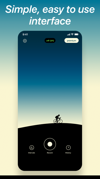 Biking Distance Tracker Screenshot