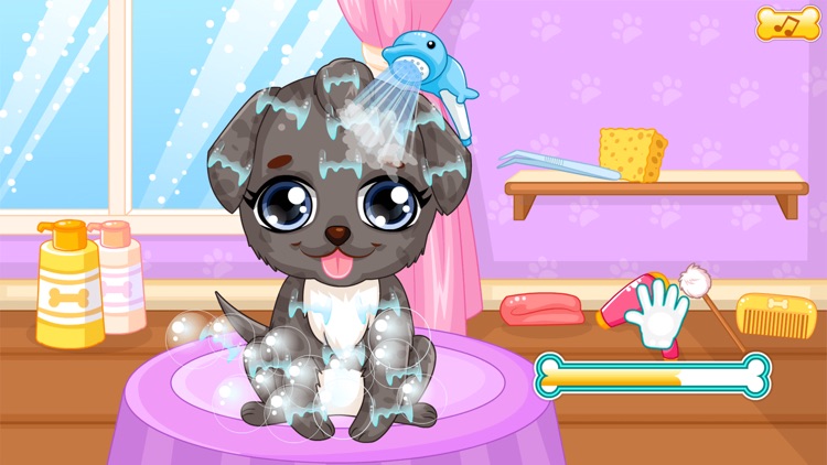 Puppy makeover hair salon