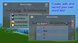 sight word balloons iphone screenshot 2