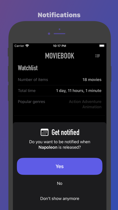 Moviebook Screenshot