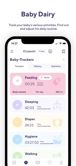 Game screenshot BabyBear: Baby Tracker hack