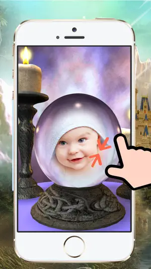 Magic Crystal Ball Photo Frame screenshot 2