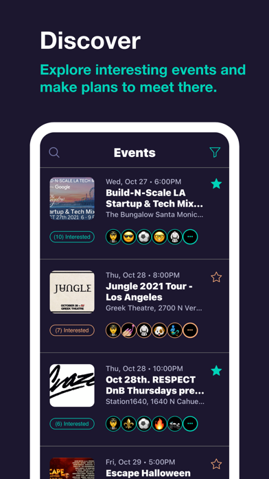 Rendez - Events.Places.People. Screenshot