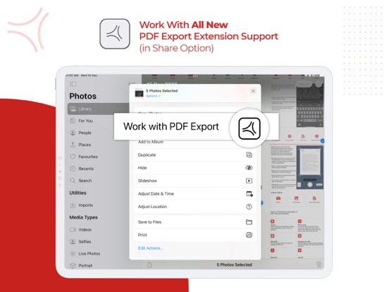 PDF Export Pro - PDF Editor iPad app afbeelding 9