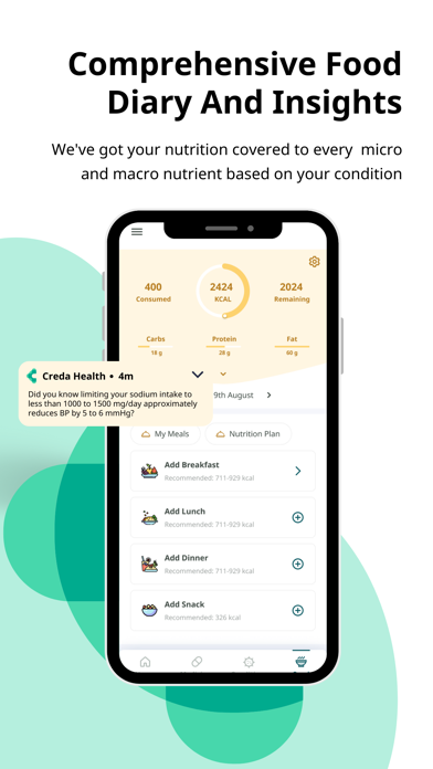 Creda Health Screenshot