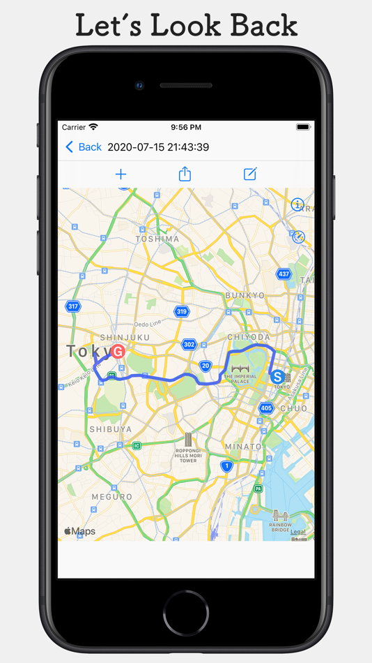 #2. RouteHistory (iOS) 由: Kazuhiko Oda